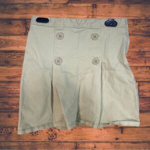 5 for $25🔥PLACE‎ Tan Khaki Pleated Skirt Girls Size 8